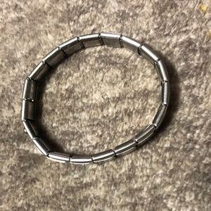 Talexia Vintage Italian Modular Charm Bracelet - Stainless Steel Square Link Y2K